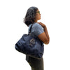 Coach Blue Canvas Shoulder Bag