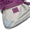Coach Purple Canvas Shoulder Bag