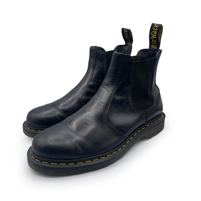 Dr Martens Men's Black Leather Chelsea boots, 10 UK