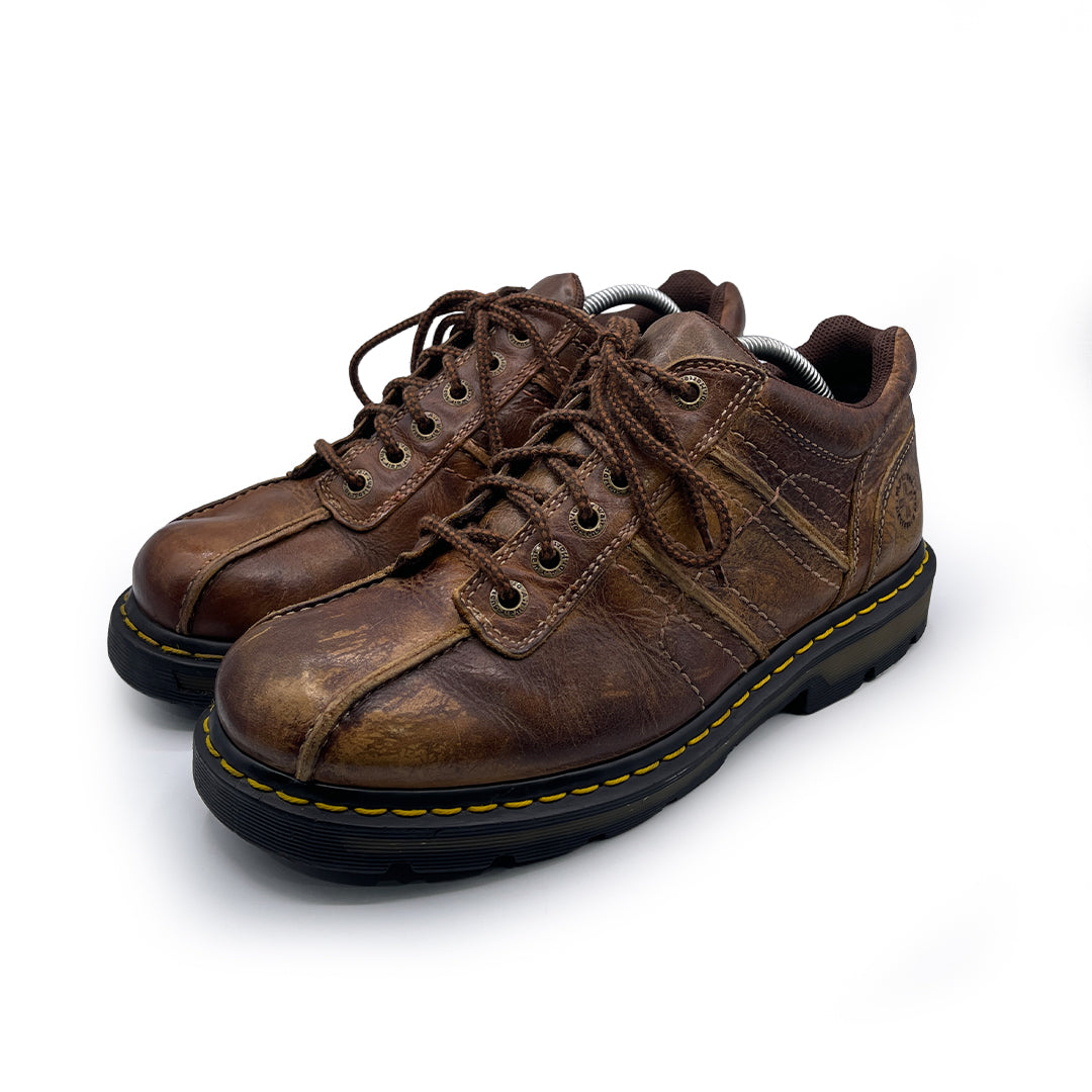 Dr Martens Men's Brown Leather Shoes, 8.5 UK