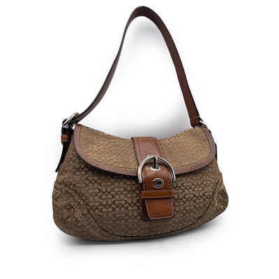 Coach Brown Canvas Soho Shoulder Bag