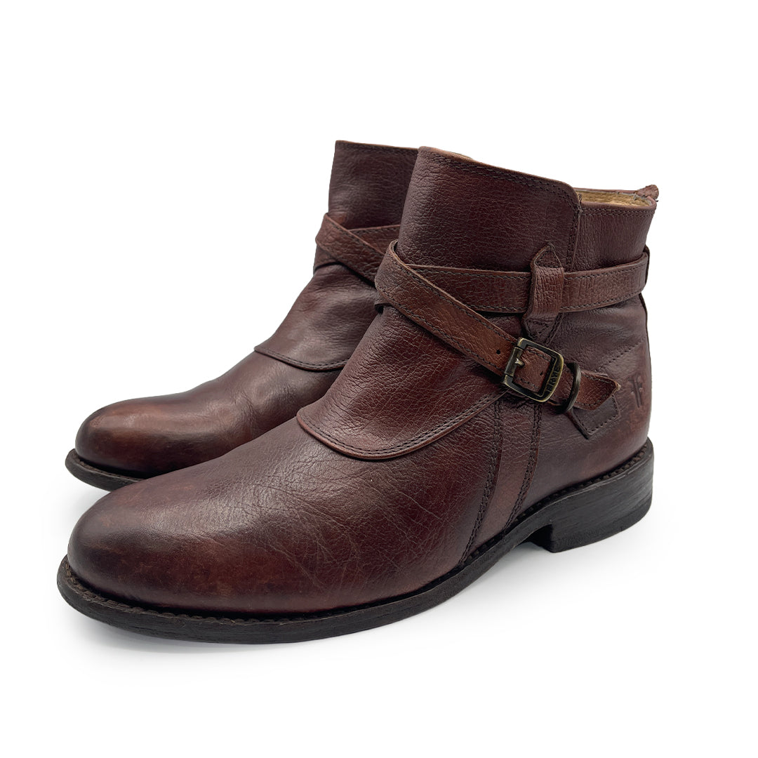 Frye Women's Brown Leather Ankle Boots, 5 UK