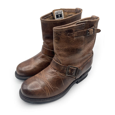 Frye Women's Brown Leather Ankle Boots, 5.5 UK