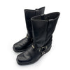 Chopper Men's Black Leather Square Toe Boots, 11 UK