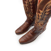 Lucchese Men's Brown Leather Boots, 8 UK