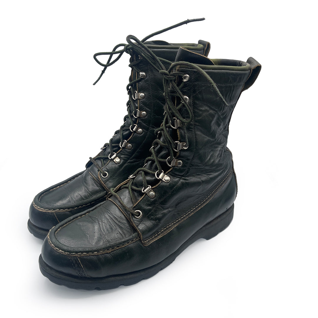 Ted Williams by Sears Men's Green Leather Active Boots, 7.5 UK