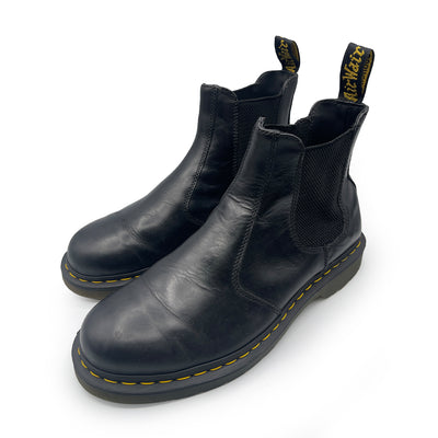 Dr Martens Men's Black Leather Chelsea boots, 10 UK