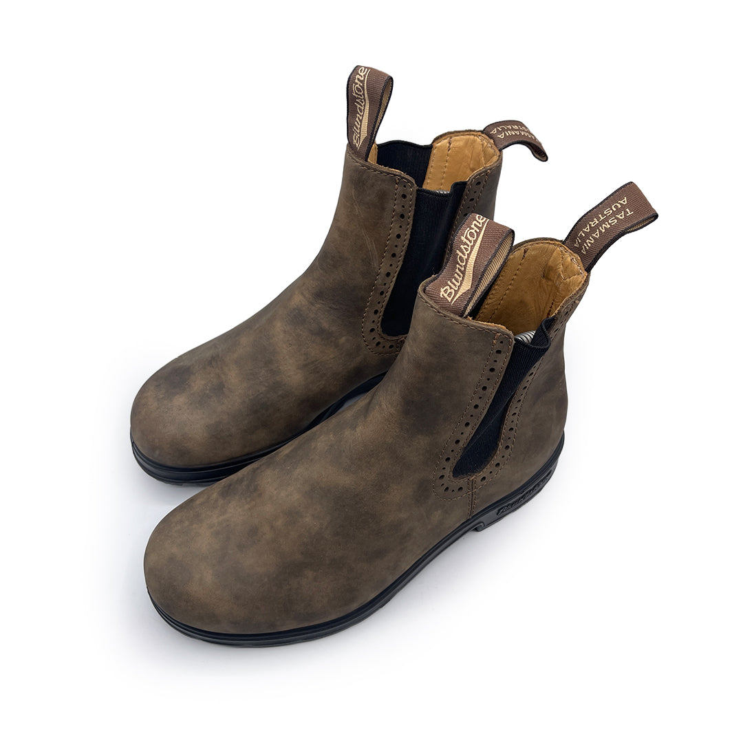 Blundstone Women's Rustic Brown Leather Chelsea Boots, 4 UK