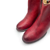 Bed Stu Women's Red Leather Ankle Boots, 5.5 UK