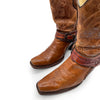 Corral Women's Brown Engraved Leather Cowboy Boots, 6 UK