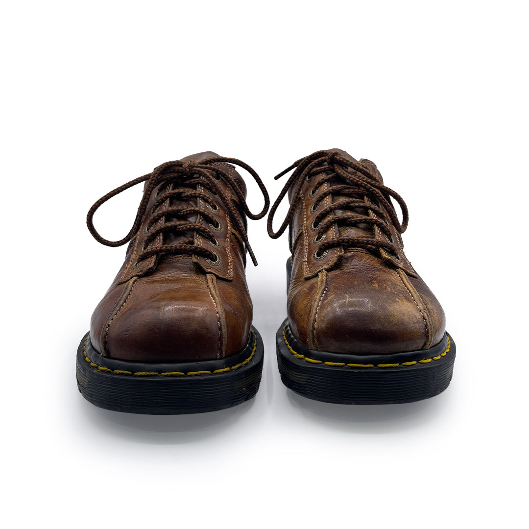 Dr Martens Men's Brown Leather Shoes, 8.5 UK