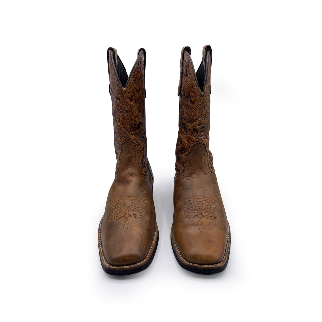 Caballo Dorado Women's Brown Leather Cowboy Boots, 5.5 UK