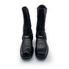 Chopper Men's Black Leather Square Toe Boots, 11 UK