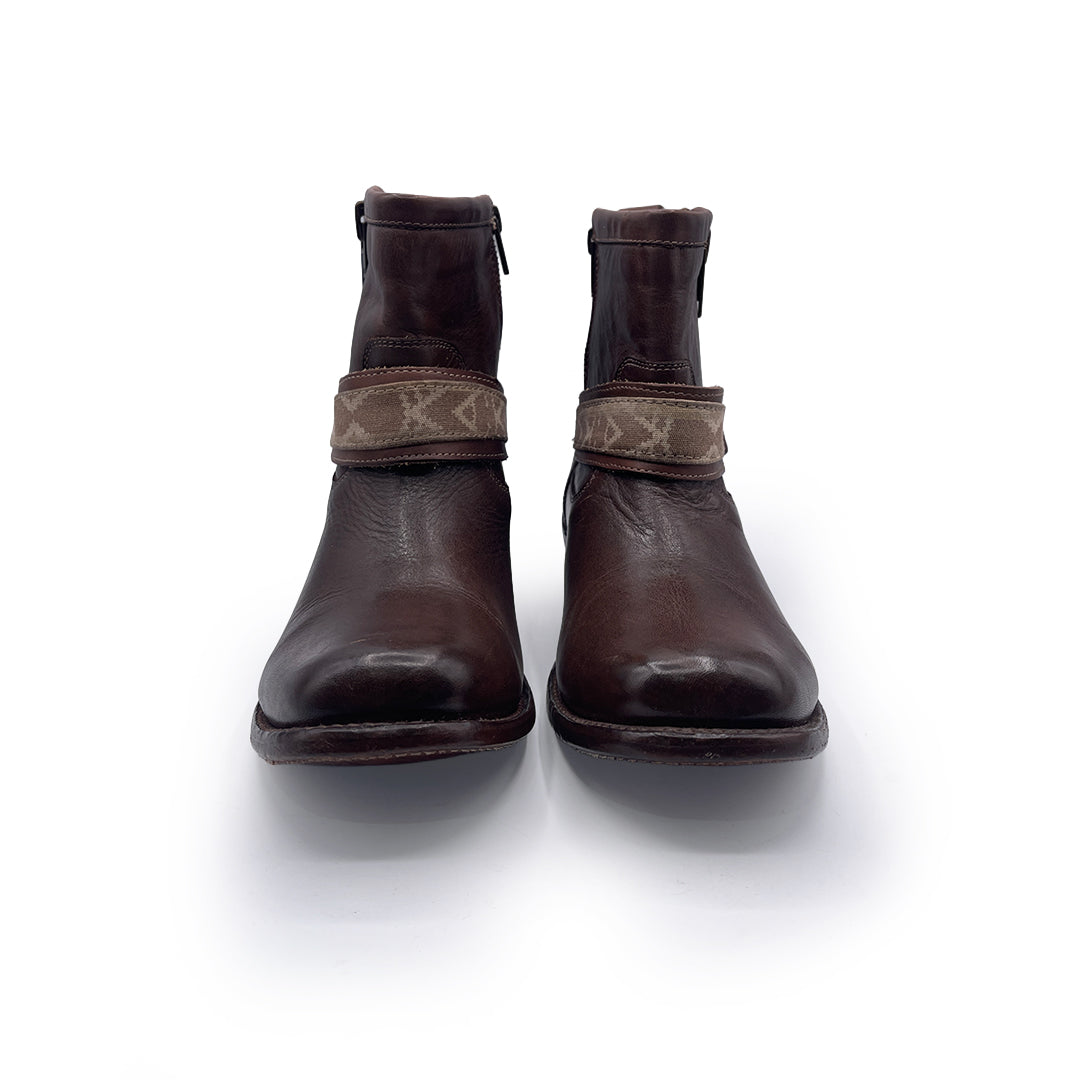 Bed Stu Women's Brown Leather Western Boots, 8 UK