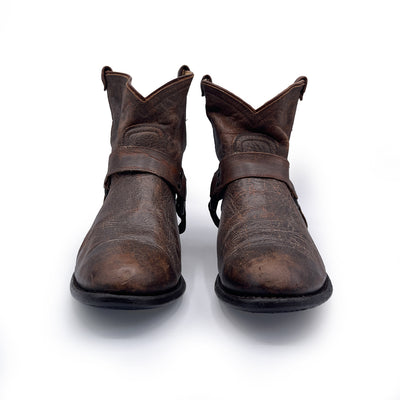 Frye Vintage Women's Brown Leather Western Boots, 8 UK