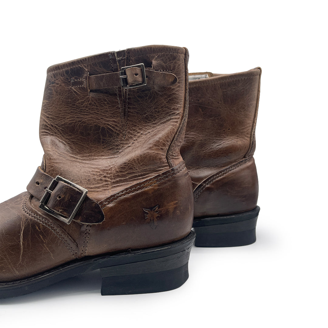 Frye Women's Brown Leather Ankle Boots, 5.5 UK