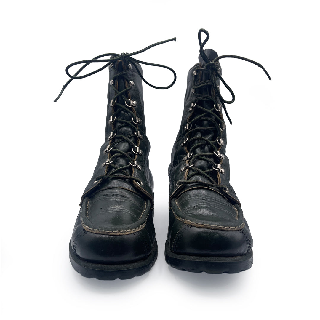 Ted Williams by Sears Men's Green Leather Active Boots, 7.5 UK