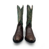 Stetson Men's Teal Leather Cowboy Boots, 11 UK