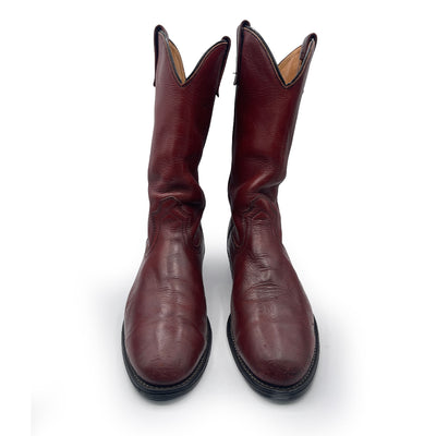 Red Wing Men's Burgundy Leather Boots, 9 UK