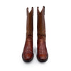 Dan Post Women's Brown Leather Cowboy Boots, 5 UK