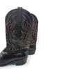 Dan Post Men's Dark Brown Leather Cowboy Boots, 8 UK