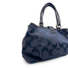 Coach Blue Canvas Shoulder Bag
