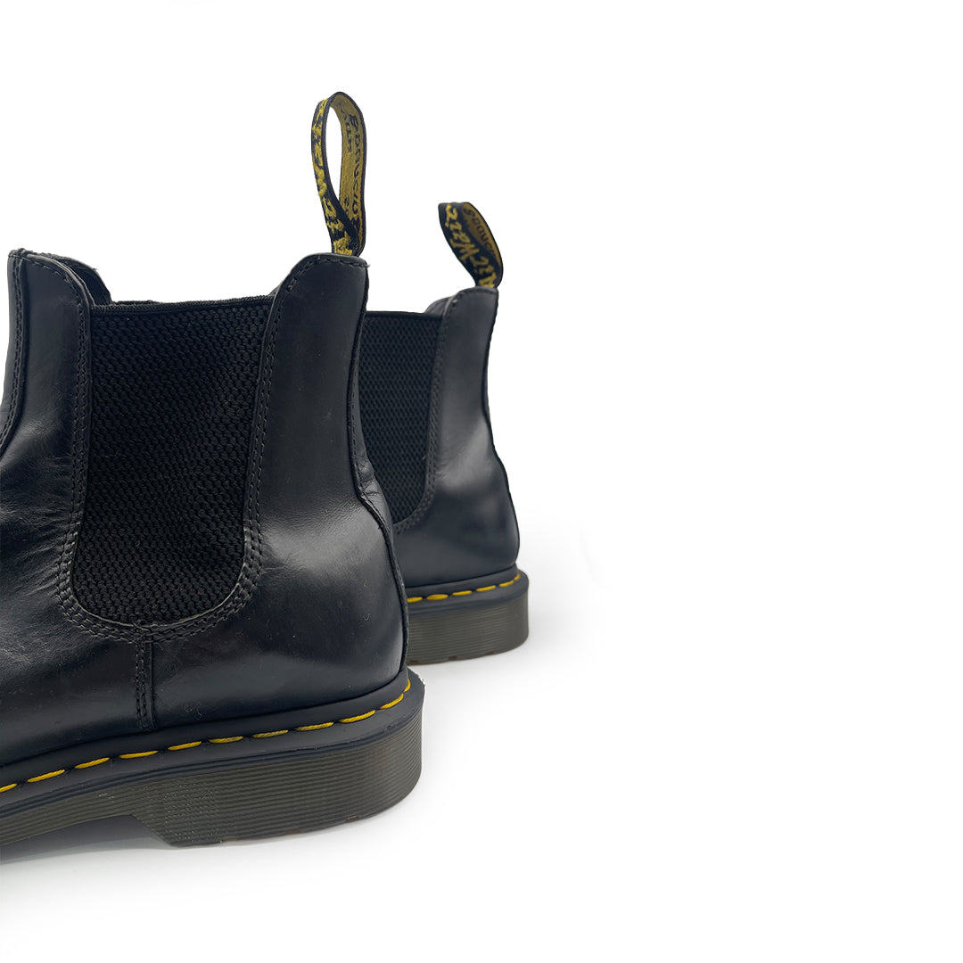 Dr Martens Men's Black Leather Chelsea boots, 10 UK