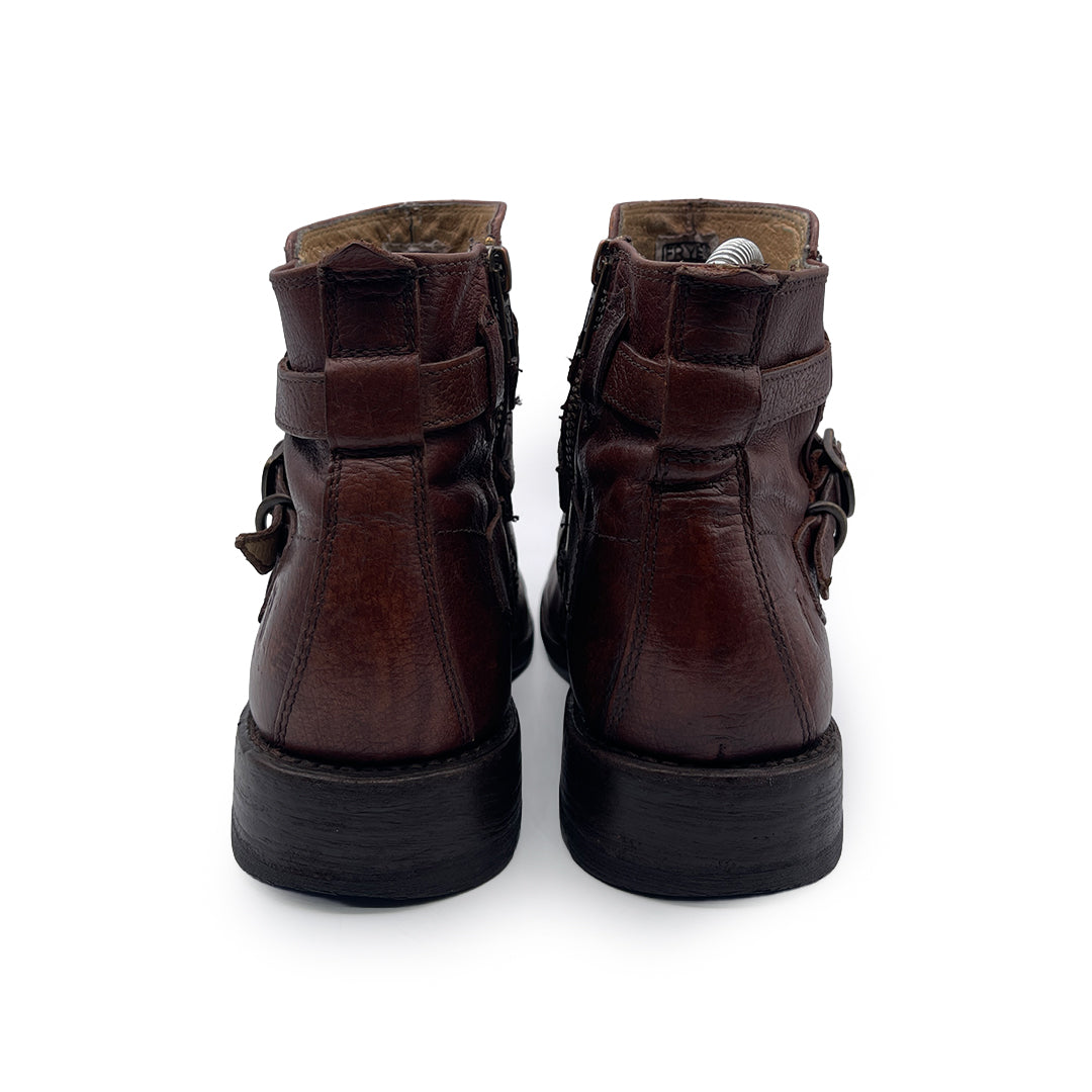 Frye Women's Brown Leather Ankle Boots, 5 UK