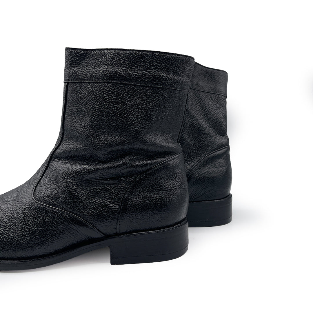 Visconti Vintage Men's Black Leather Ankle Boots, 8.5 UK