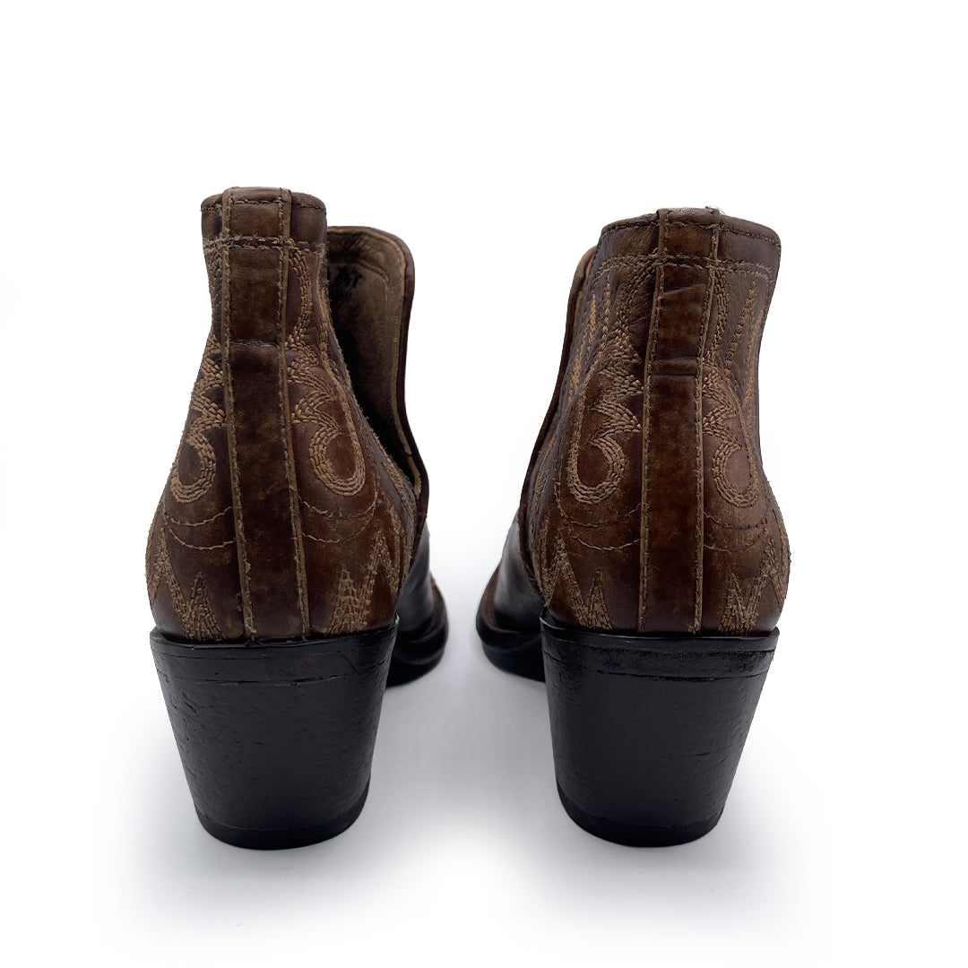 Ariat Women's Brown Leather Ankle Boots, 6 UK