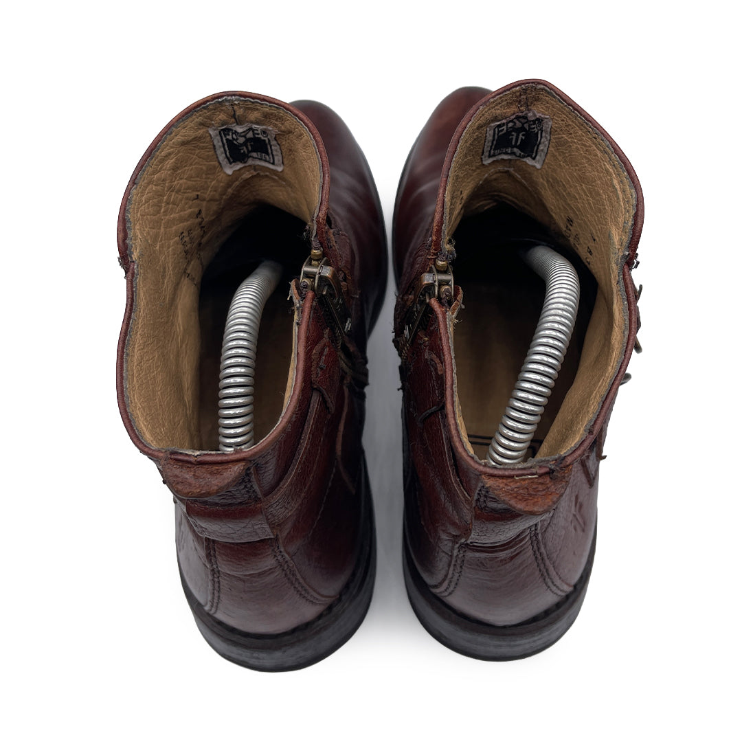 Frye Women's Brown Leather Ankle Boots, 5 UK