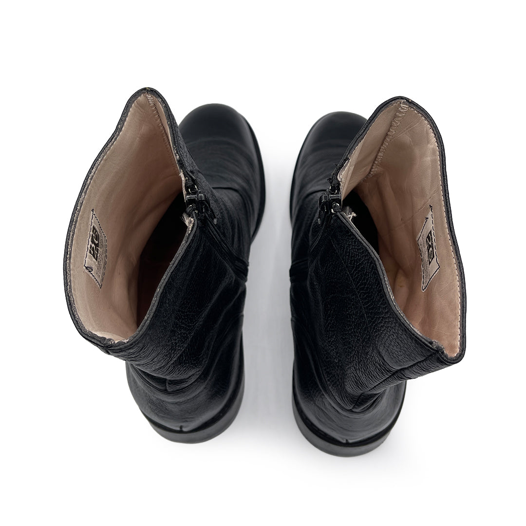 Visconti Vintage Men's Black Leather Ankle Boots, 8.5 UK