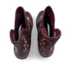 Sterling River Women's Burgundy Leather Ankle Boots, 8 UK