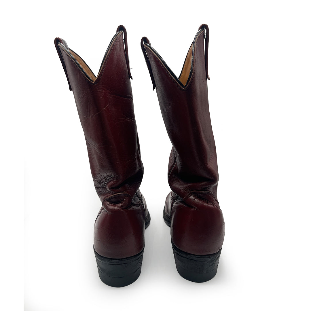 Red Wing Men's Burgundy Leather Boots, 9 UK
