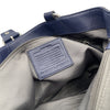 Coach Blue Canvas Shoulder Bag