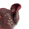 Sterling River Women's Burgundy Leather Ankle Boots, 8 UK
