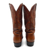 Ammons Vintage Men's Brown Leather Cowboy Boots, 8.5 UK