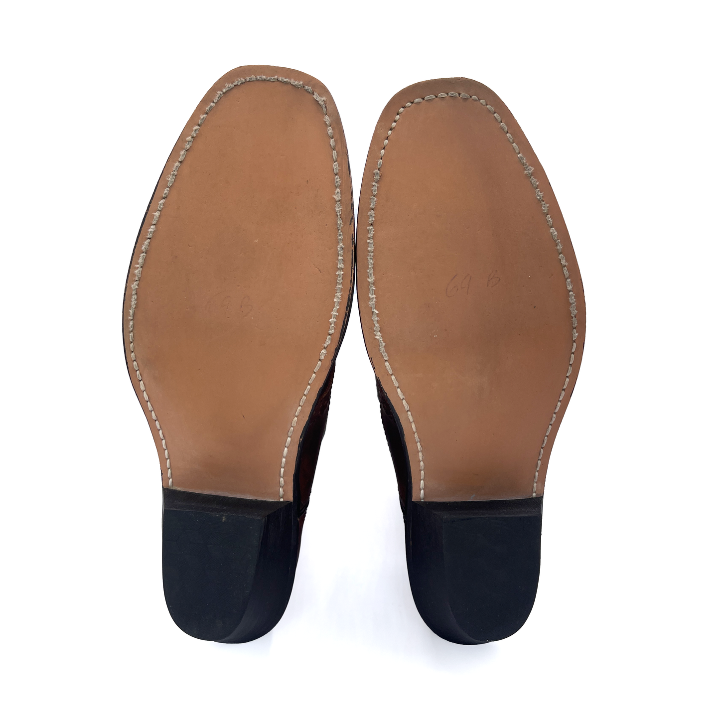 Women's Brown Leather Cowboy Boots, 4.5 UK