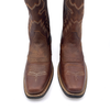 Women's Brown Leather Cowboy Boots, 4.5 UK