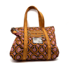 Coach Canvas Orange and Pink bag