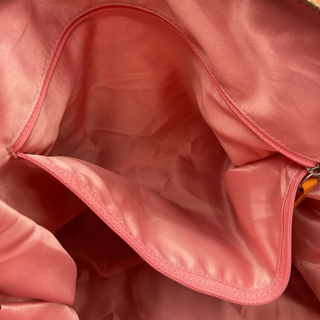 Coach Canvas Orange and Pink bag