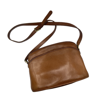 Coach Vintage Brown Leather Shoulder Bag