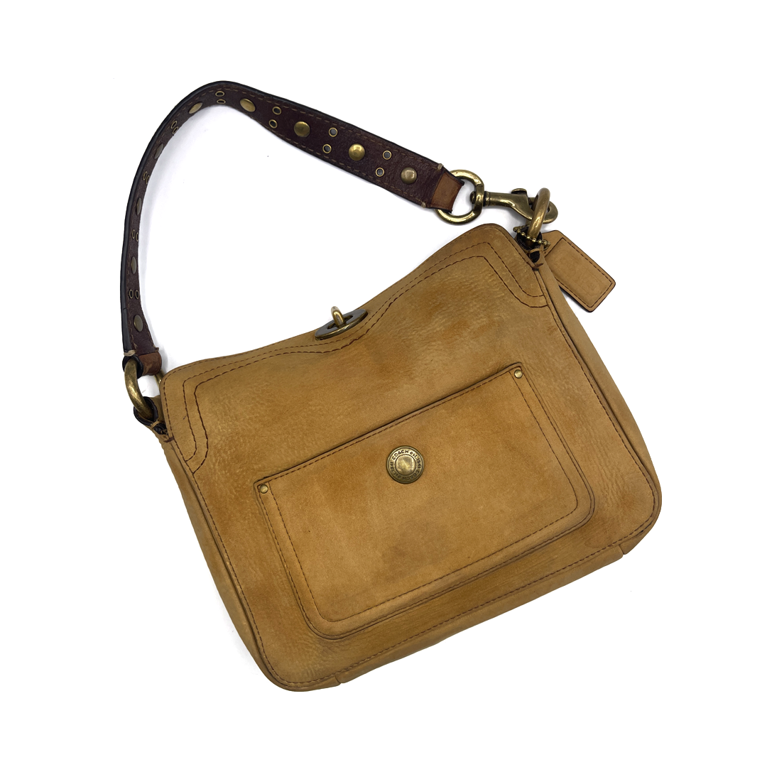 Coach Brown Soft Leather Hand Bag