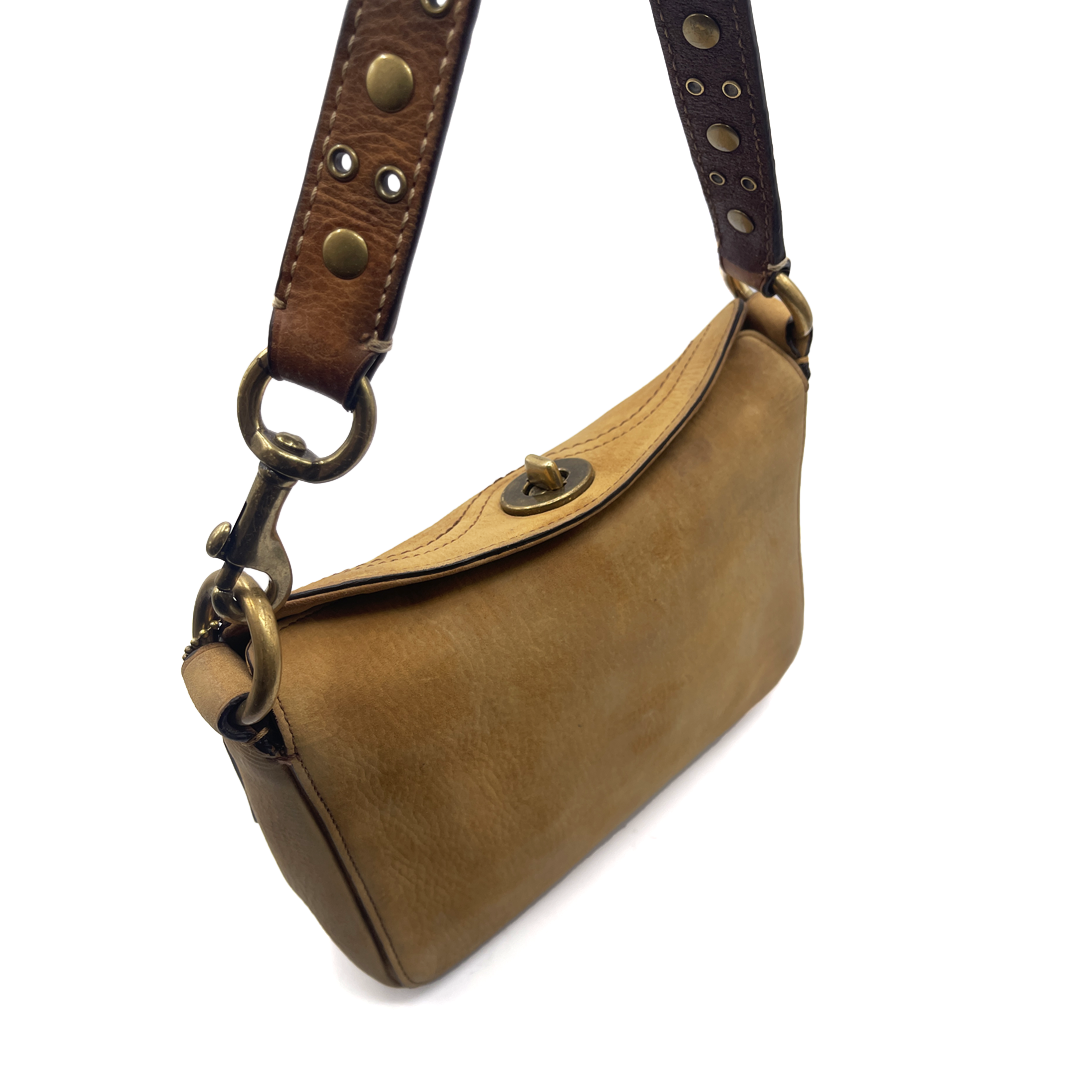 Coach Brown Soft Leather Hand Bag