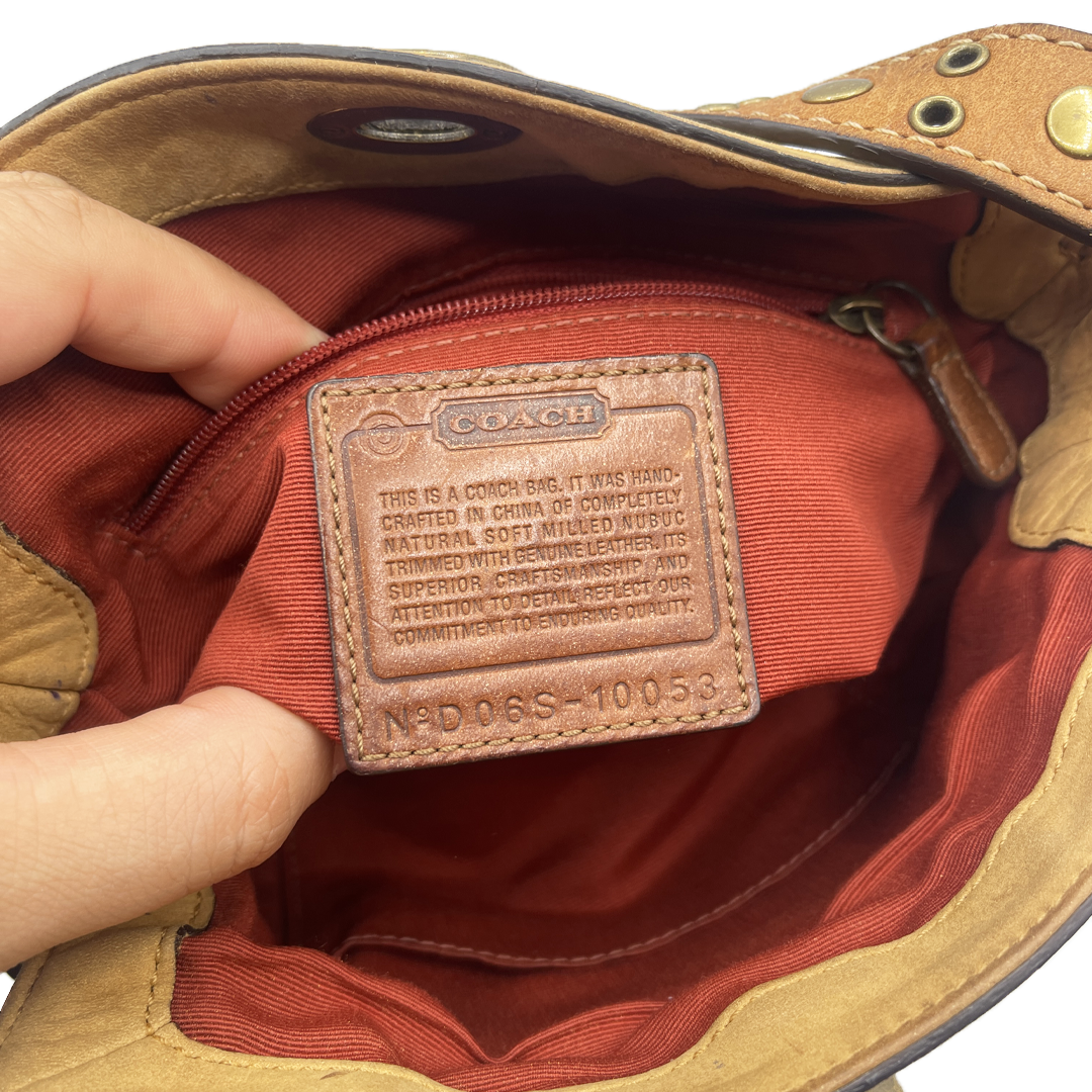 Coach Brown Soft Leather Hand Bag