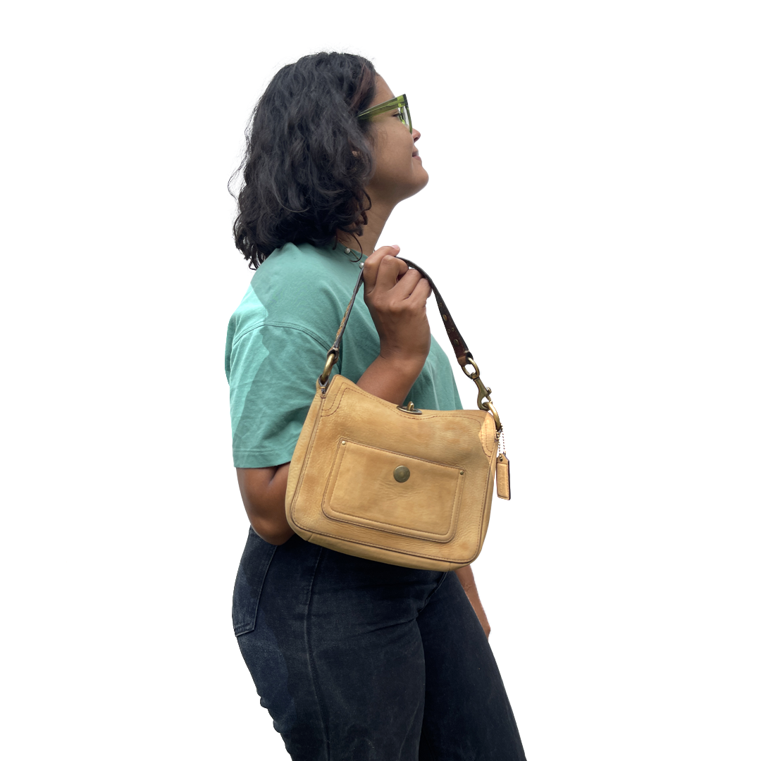 Coach Brown Soft Leather Hand Bag