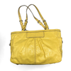 Coach Yellow Leather Shoulder bag