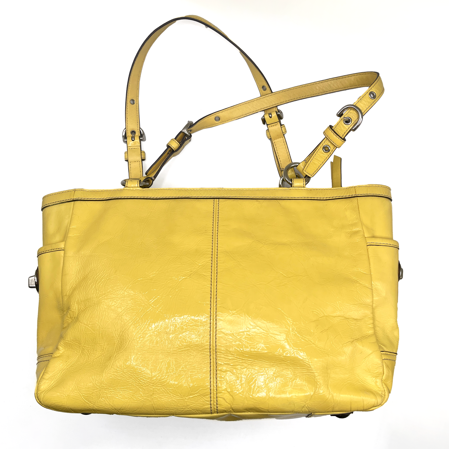 Coach Yellow Leather Shoulder bag