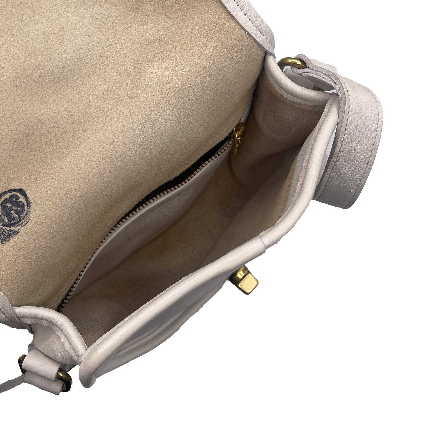 Coach Vintage Leather White Shoulder Bag