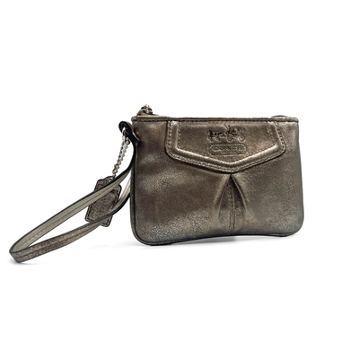 Coach Silver Wristlet